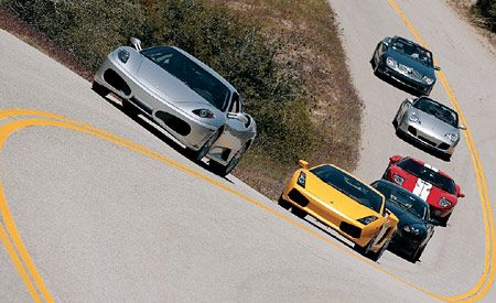 Tested: Six-Way 2005 Supercar Comparison Test