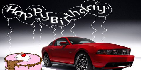 Happy 45th Birthday Ford Mustang