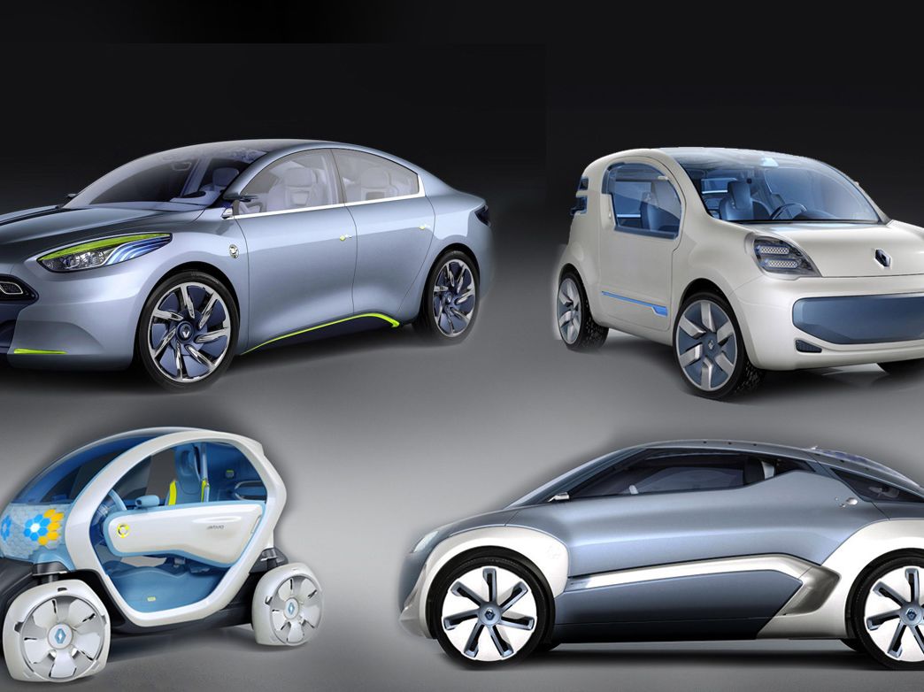 Renault Twizy, Zoe, Fluence, and Kangoo Electric Vehicles