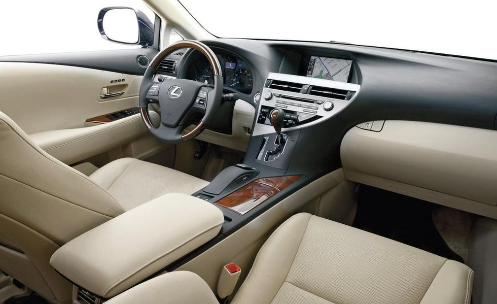 2010 lexus rx350 interior