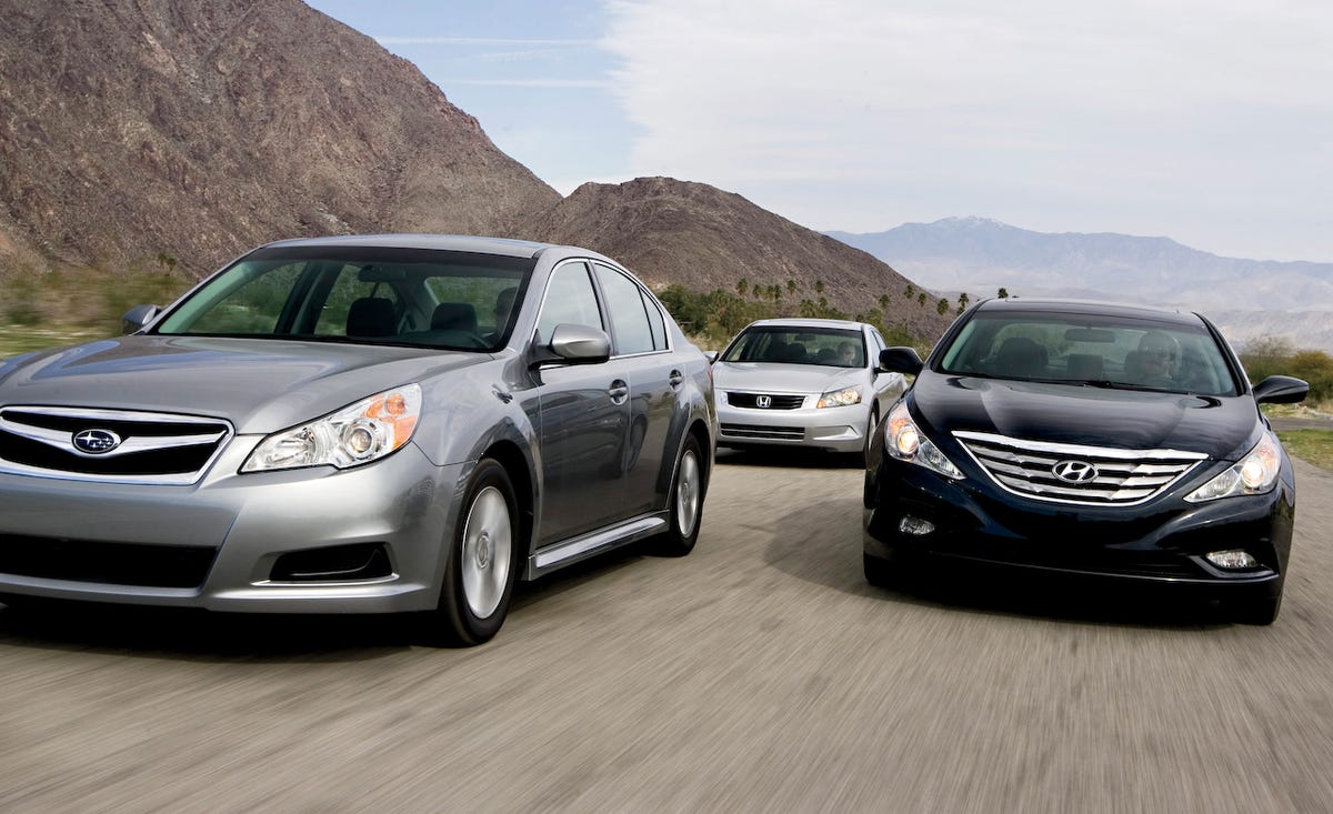 2010 Honda Accord Vs 2011 Hyundai Sonata 2010 Subaru Legacy