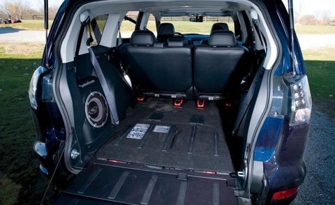 2010 mitsubishi outlander gt s awc luggage compartment