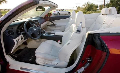 2010 lexus is350c interior