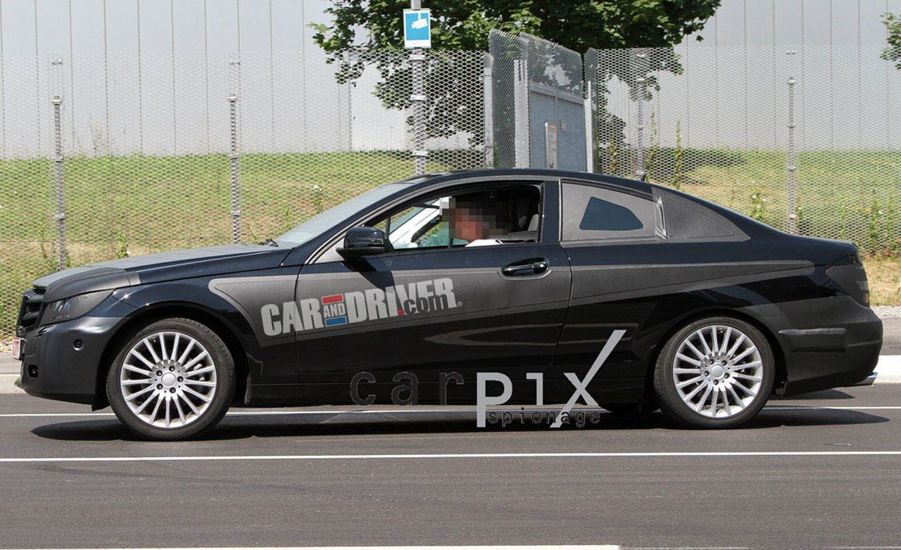 Mercedes-Benz C-class News: 2012 Mercedes C Coupe Spied