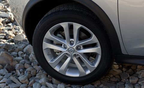 Wheel, Tire, Automotive tire, Alloy wheel, Automotive wheel system, Automotive exterior, Rim, Spoke, Car, Rock, 