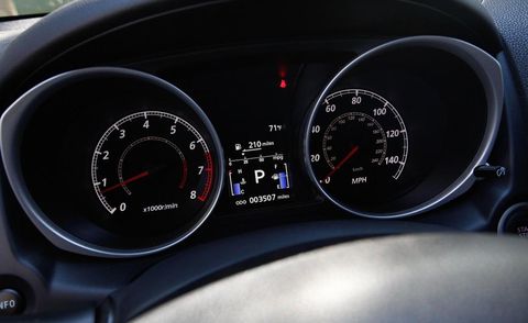 Speedometer, Tachometer, Gauge, Measuring instrument, Trip computer, Fuel gauge, Odometer, Luxury vehicle, Coquelicot, Meter, 