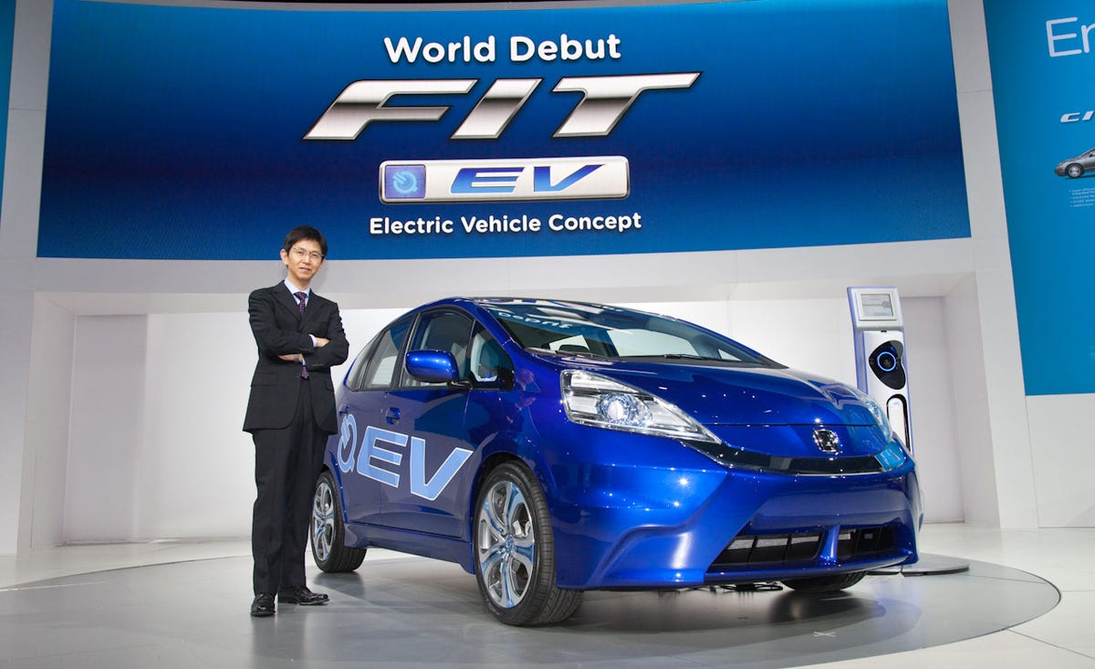 Honda Fit Electric Vehicle Concept Debuts Honda Fit EV News Car and Driver