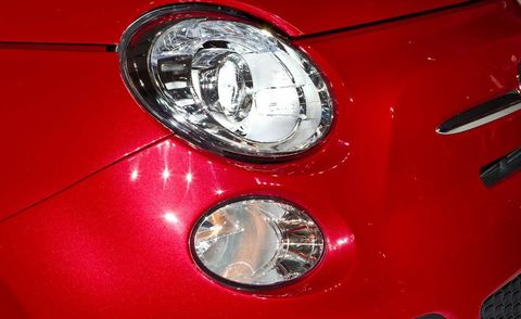 Automotive lighting, Headlamp, Red, Classic car, Automotive parking light, Hood, Light, Sports car, Automotive light bulb, Performance car, 