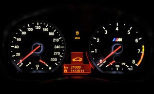 Mode of transport, Red, Speedometer, Gauge, Orange, Tachometer, Amber, Trip computer, Carmine, Odometer, 