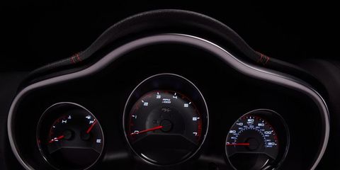 Speedometer, Gauge, Carmine, Black, Tachometer, Measuring instrument, Darkness, Luxury vehicle, Trip computer, Fuel gauge, 