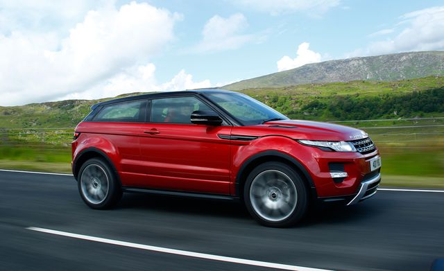 Red Range Rover Evoque 2012 Front View Stock Photo - Download Image Now -  Car, New, Sports Utility Vehicle - iStock