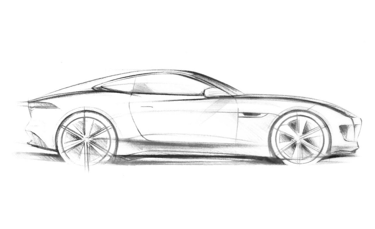 How To Draw Jaguar E - Antique Car, HD Png Download , Transparent Png Image  - PNGitem