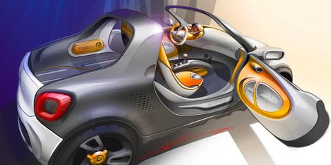 Motor vehicle, Automotive design, Mode of transport, Automotive lighting, Orange, Automotive wheel system, Auto part, Grey, Headlamp, Design, 