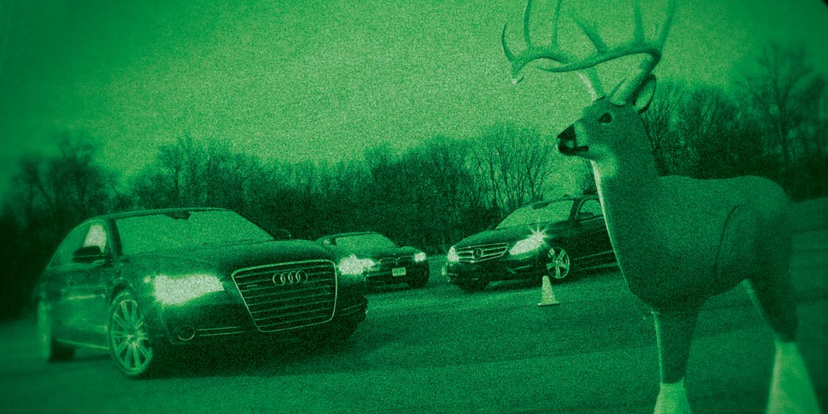 Night-Vision Systems Compared: BMW vs. Mercedes-Benz vs. Audi - Comparison  Test - Car and Driver