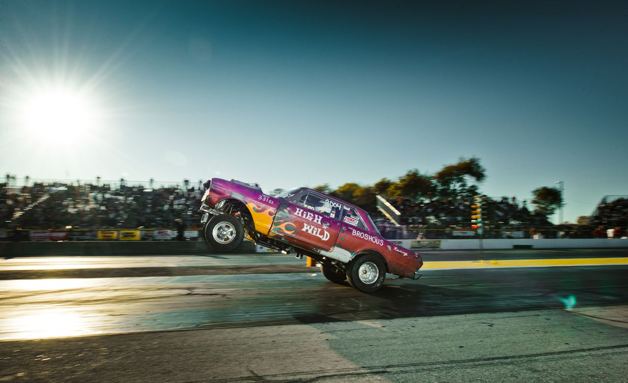 The Byron Dragway World Power Wheelstand Contest