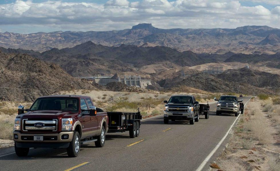 Heavy Duty Pickup Truck Comparison: Super Duty vs Ram vs Silverado