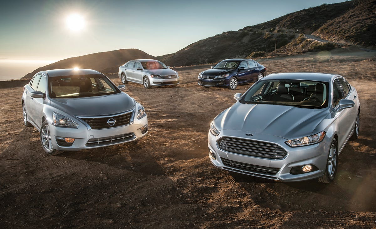 Car And Driver Compares The Top Four Mid Size Sedans