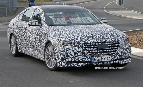 14 Hyundai Genesis Spy Photos 11 News 11 Car And Driver