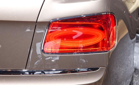 Automotive tail & brake light, Automotive lighting, Automotive parking light, White, Light, Automotive light bulb, Automotive side marker light, Luxury vehicle, Trunk, Personal luxury car, 