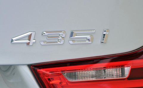 2014 bmw 435i coupe badge