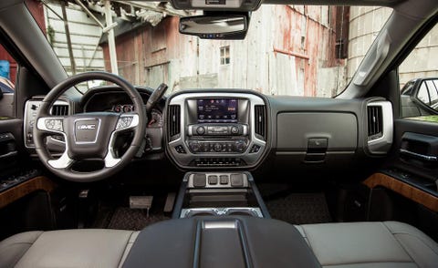 GMC Sierra 1500 has 3 completely different dash design available : r/cars