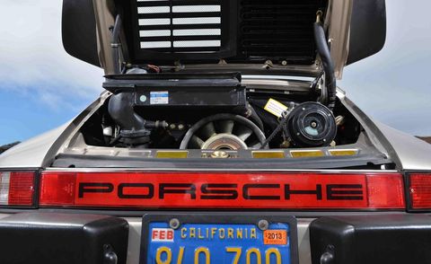 1978 porsche 930 turbo turbocharged 33 liter flat 6 engine