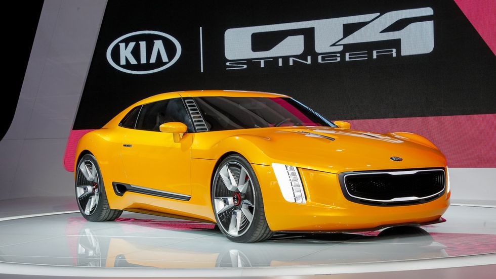 Kia Gt4 Stinger Concept Kia Has Motorsports On Its Mind
