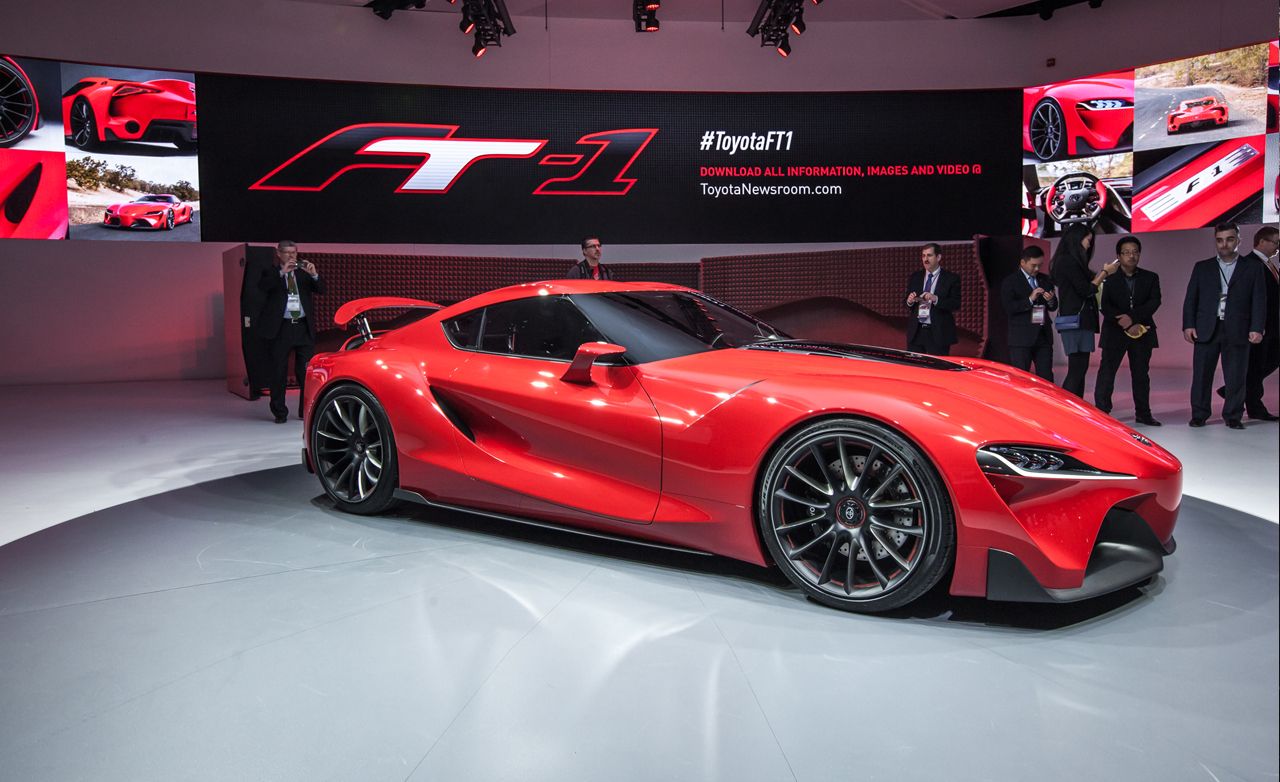 Toyota Supra ft1 Золотая