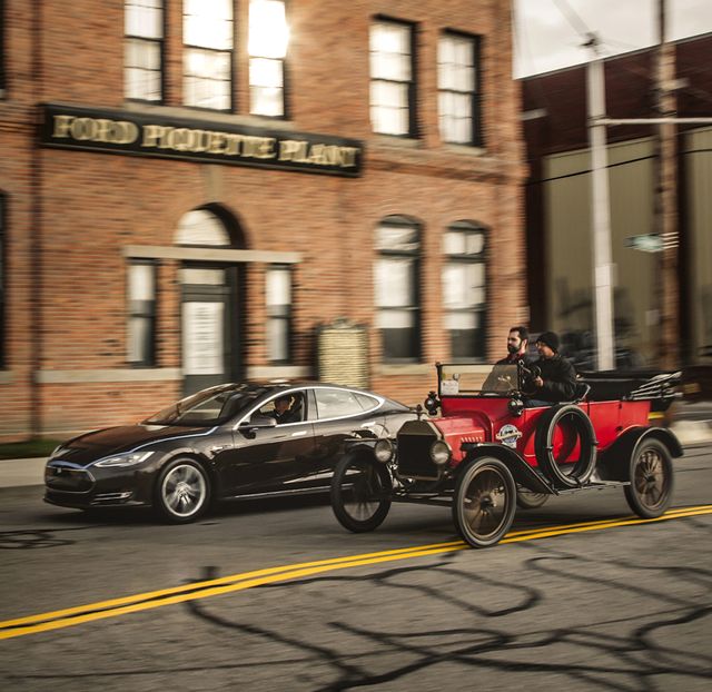 tesla model s and ford model t