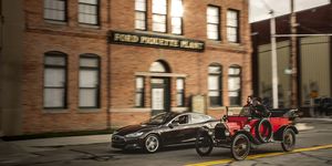 tesla model s and ford model t