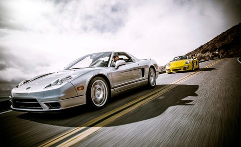 New Vs Old 2013 Porsche Boxster Vs 2005 Acura Nsx T