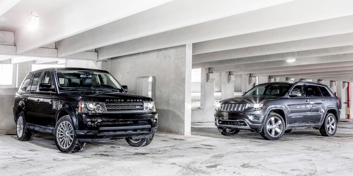 Zaailing been Antagonist New vs. Old: 2014 Jeep Grand Cherokee 4x4 Overland vs. 2010 Land Rover  Range Rover Sport HSE &#8211; Comparison Test &#8211; Car and Driver