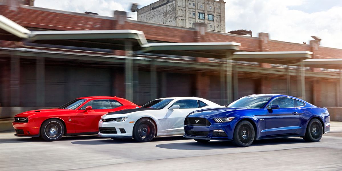 2015 Ford Mustang GT vs. Chevrolet Camaro SS 1LE, Dodge Challenger R/T Scat  Pack – Comparison Test – Car and Driver