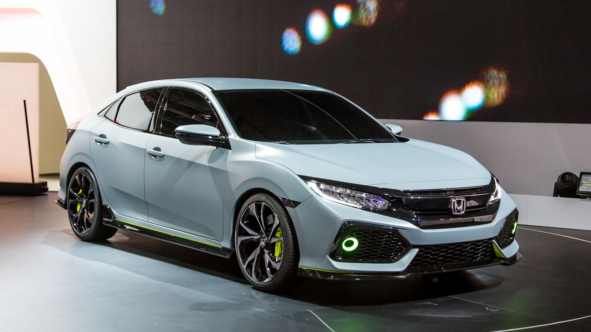 Here's your first official look at the 2017 Honda Civic Hatchback - CNET