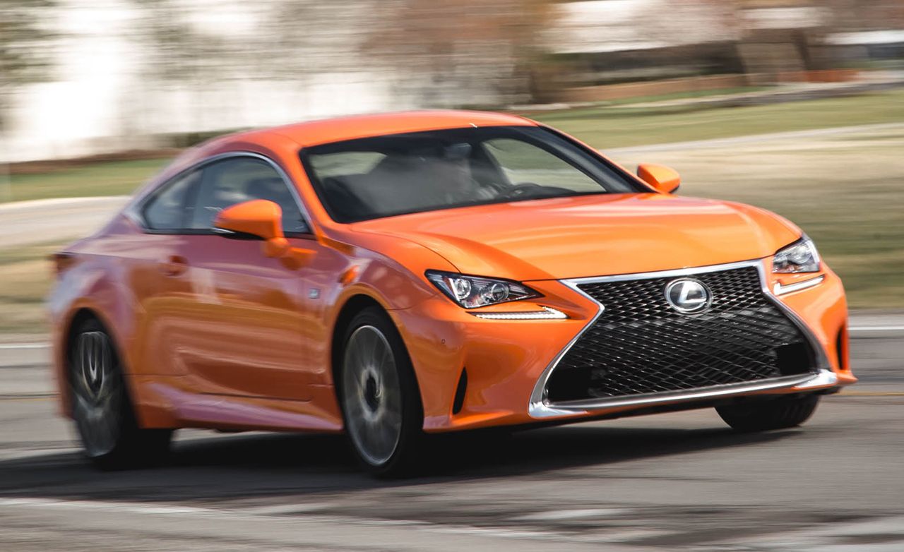 16 Lexus Rc0t F Sport Test 11 Review 11 Car And Driver