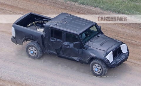2018 Jeep Wrangler Pickup Spy Photos 8211 News Car And Driver Image