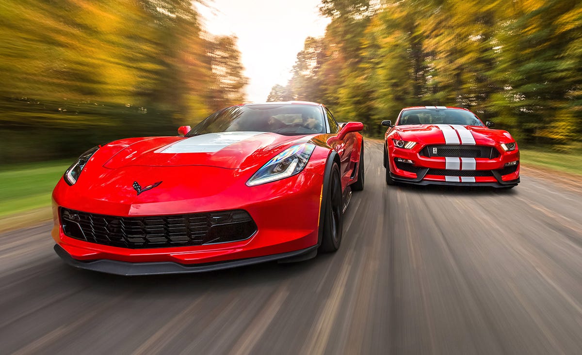 Chevrolet Corvette Grand Sport And Ford Mustang Shelby
