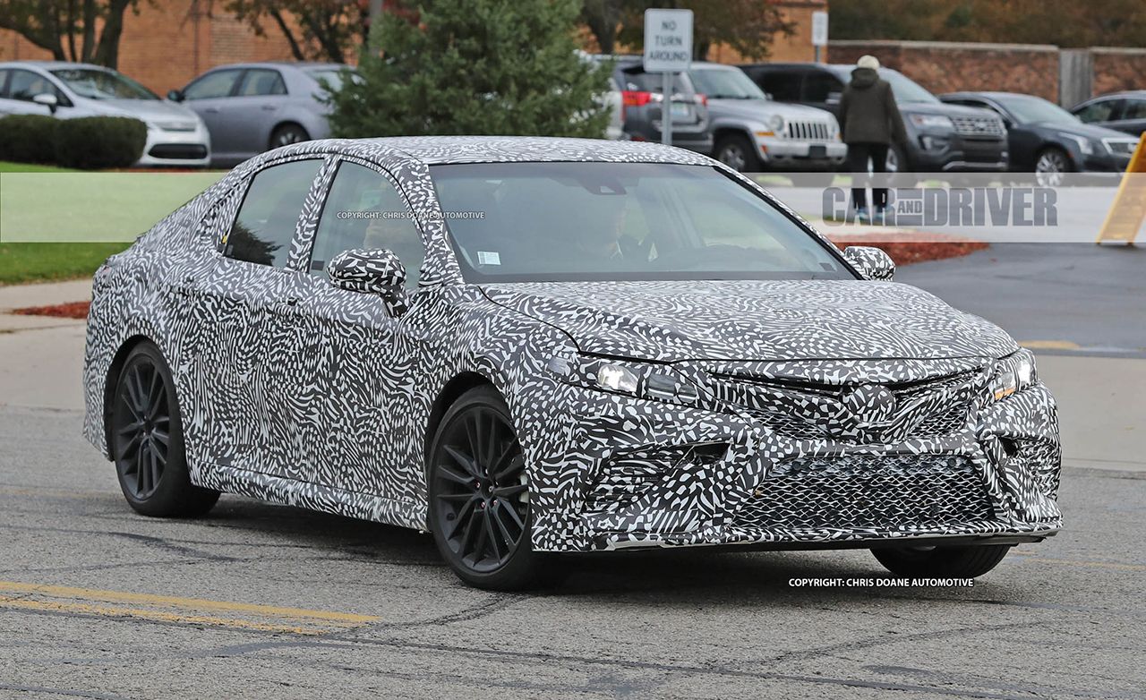 2018 Toyota Camry Trd Spied 8211 Future Cars 8211 Car And Driver