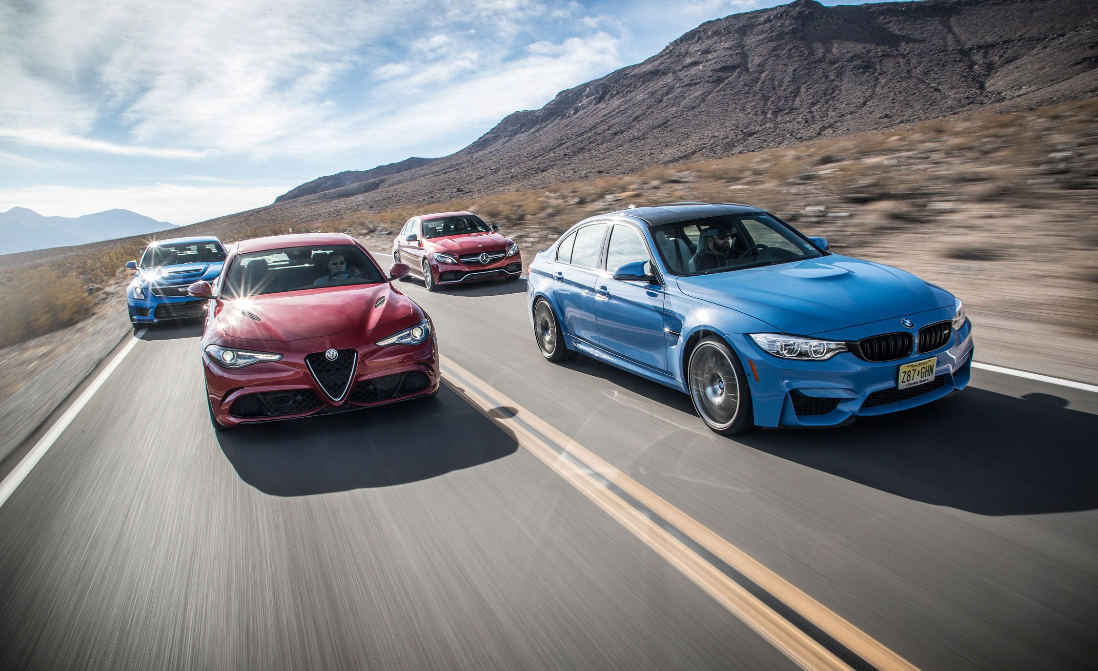 Alfa Romeo Giulia Quadrifoglio Vs M3 Ats V C63