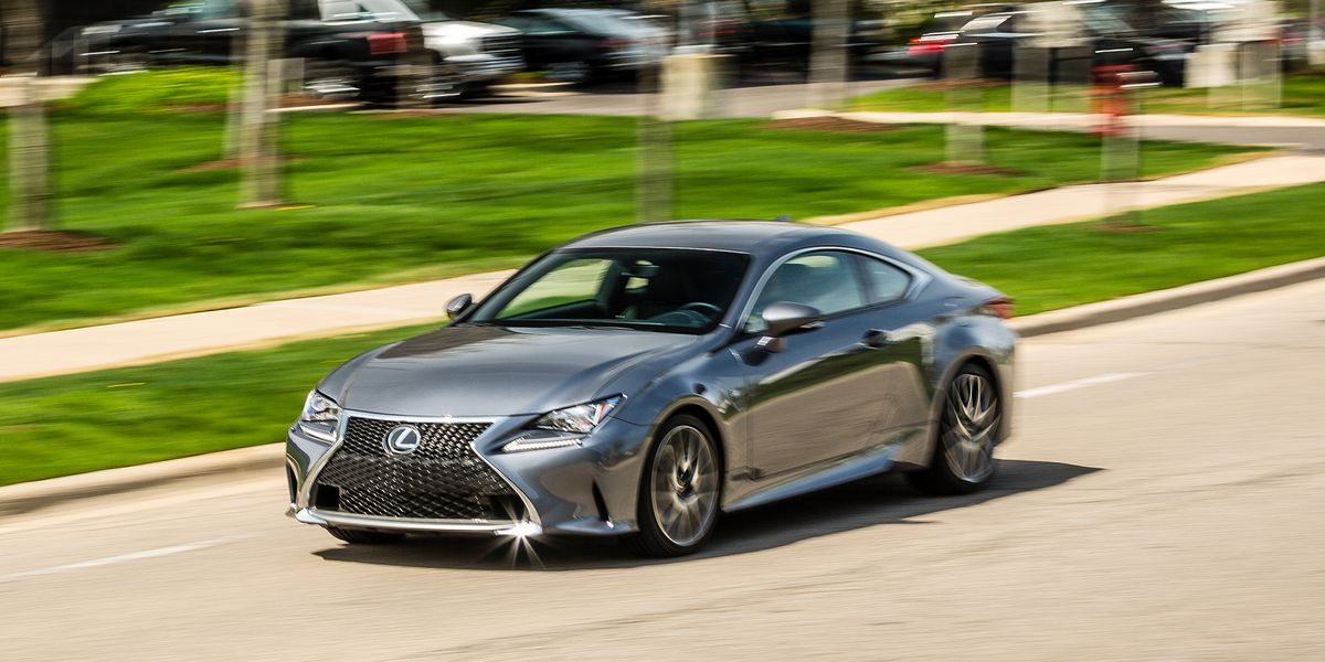 17 Lexus Rc350 F Sport Rwd Test Review Car And Driver