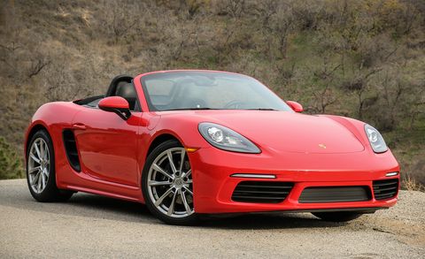 2017 Porsche Boxster 718 Manual Tested Review Car And Driver