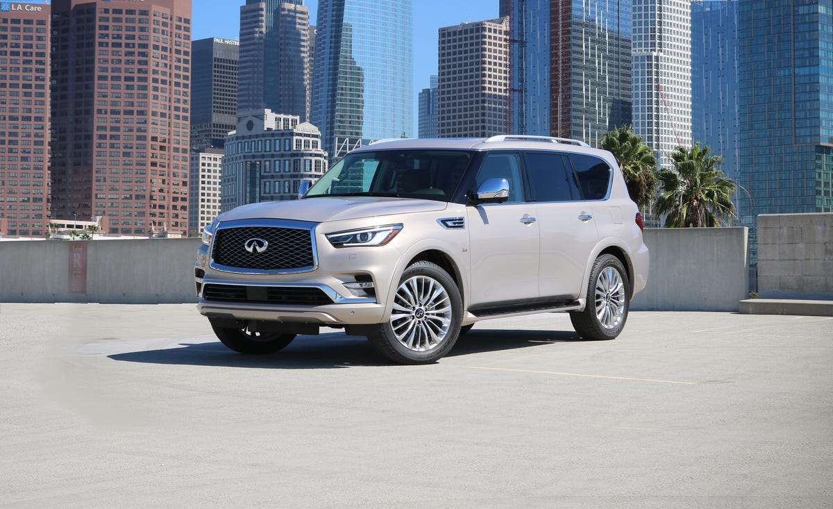 18 Infiniti Qx80 Revealed Finally Looks The Brute Ute Part News Car And Driver