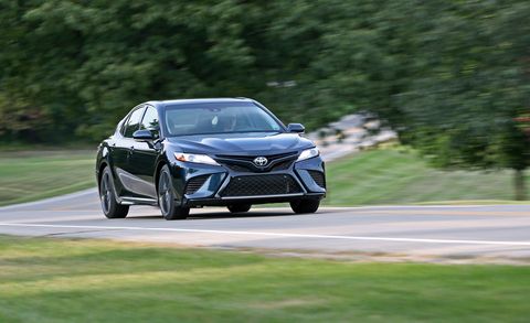 2018 Toyota Camry Xse V 6 Test Review Car And Driver