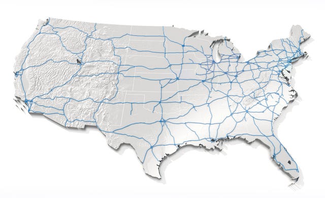 Fast Facts: The 47,000-plus-mile U.s. Interstate System 