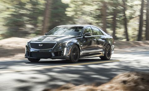 2018 Cadillac Cts V Quick Test Review Car And Driver