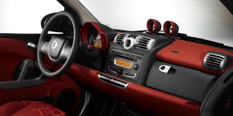 Motor vehicle, Steering part, Automotive design, Steering wheel, Red, Automotive mirror, Center console, Vehicle audio, Speedometer, Technology, 