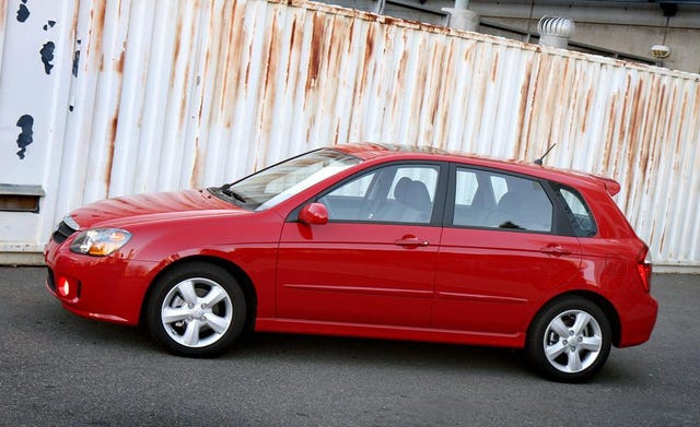 KIA Spectra 1.6 бензиновый 2008 "Баклажан" на DRIVE2