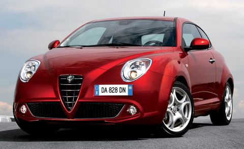 Motor vehicle, Mode of transport, Automotive design, Vehicle, Automotive mirror, Land vehicle, Alfa romeo mito, Car, Red, Automotive exterior, 
