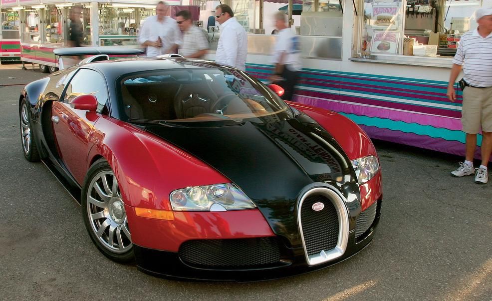 bugatti veyron super sport black and red