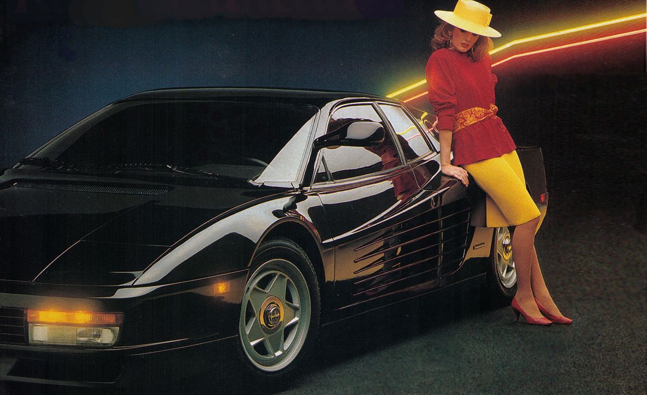 1985 ferrari testarossa black